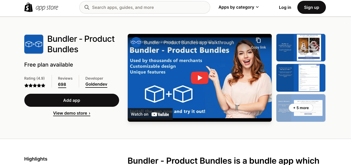 Bundler – Product Bundles